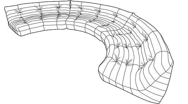 Изготовление диванов нестандартной формы 